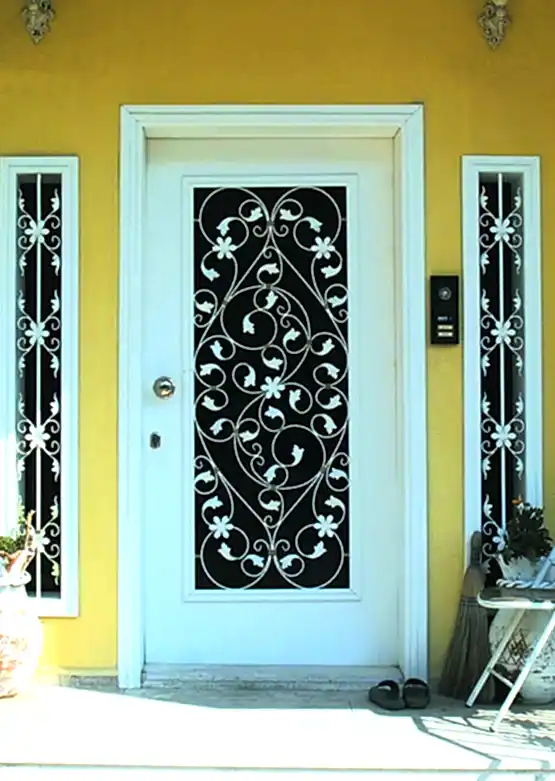 Ferforje Kapı Modelleri Apartman Giriş Kapısı FF 1159