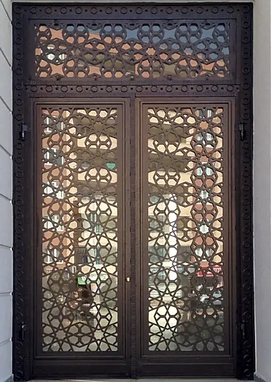 Ferforje Kapı Modelleri Apartman Giriş Kapısı FF 1327