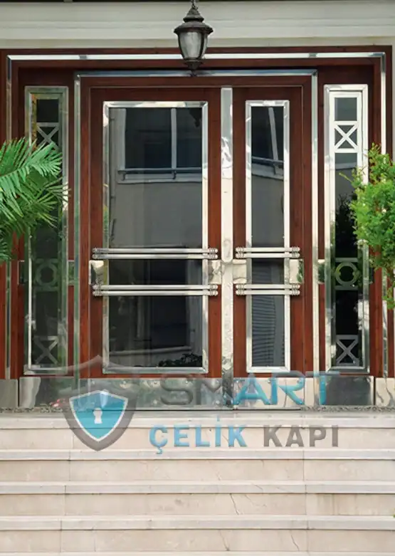 Kompozit Bina Giriş Kapısı Apartman Kapısı Mercan