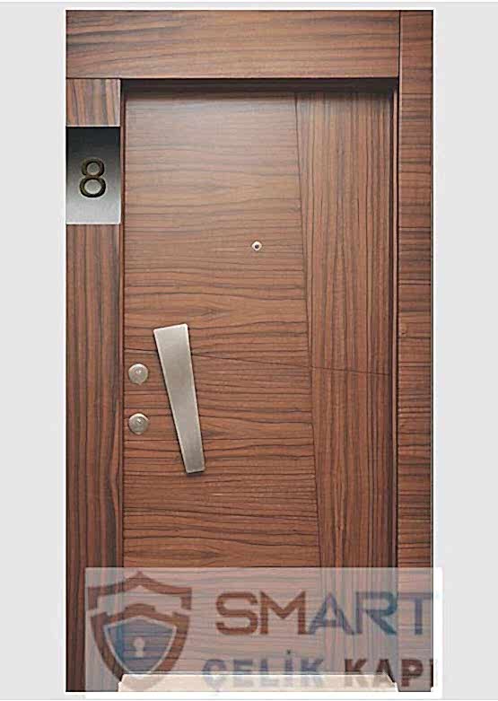 Ahşap Görünümlü Çelik Kapı YHY 0226