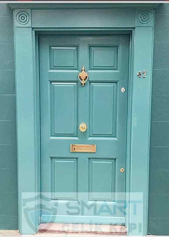 Turkuaz Lüks Çelik Kapı YHY 0276 Stahltürmodelle