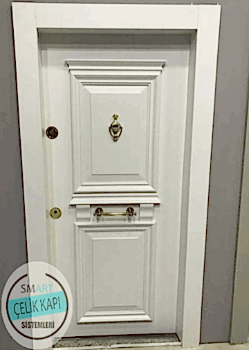Beyaz Çelik Kapı EK-003