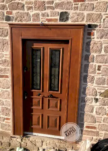 Ceviz Kaplama Villa Kapısı CVK1