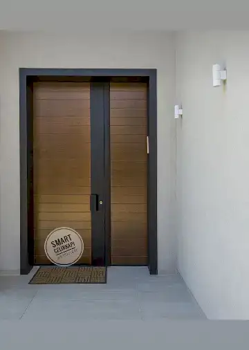 Özel Çeviz Kaplama Villa Kapısı CVK1