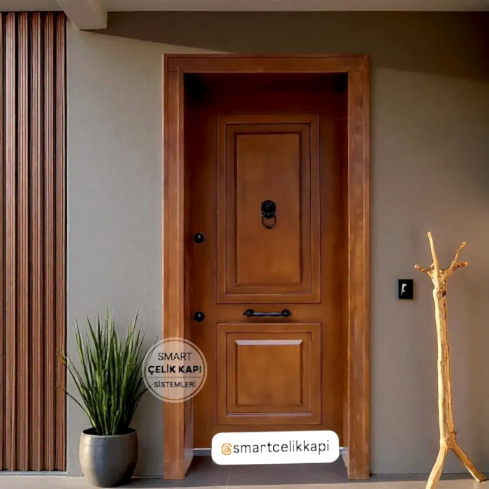 Klasik Ahşap Çelik Kapı Modeli PAD-5
