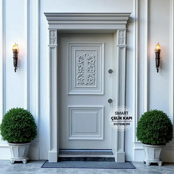Lüx Dekoratif Detay Çelik Kapı Modeli PAD-9