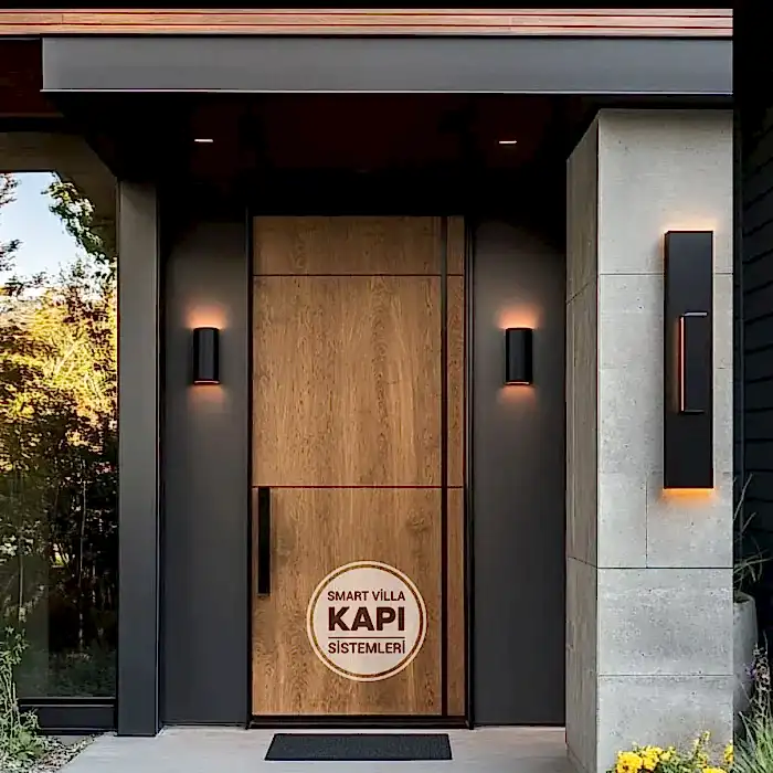 Lüks Ahşap Kaplama Villa Kapısı – SDR-19