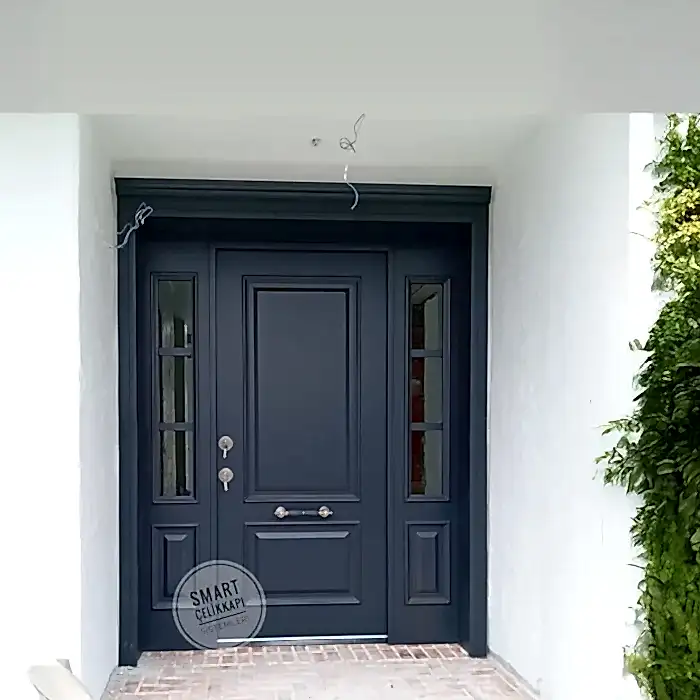 Lacivert Modern Villa Kapısı – SDR-9