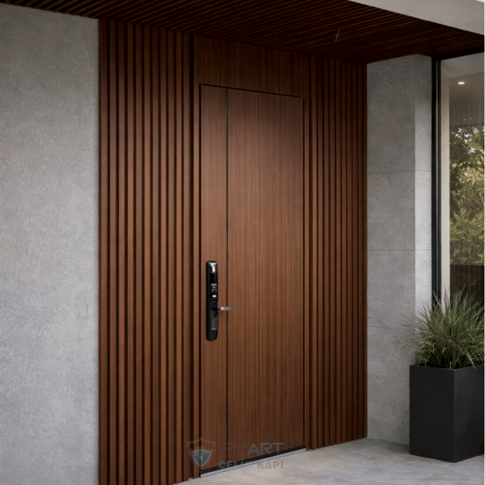 Doğal Ahşap Modern Villa Kapısı – B21