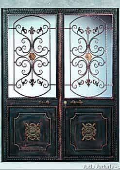 Ferforje Kapı Modelleri Apartman Giriş Kapısı FF 1087