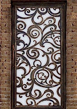 Ferforje Kapı Modelleri Apartman Giriş Kapısı FF 1351