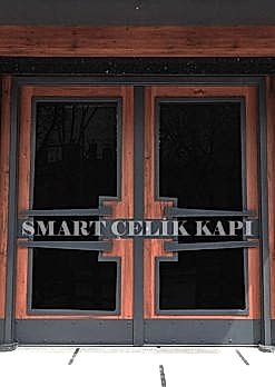 SBK-027 Apartman kapısı modelleri bina giriş kapısı modelleri apartman giriş kapısı fiyatları smart çelik kapı bina kapısı modelleri alarmlı şifreli bina kapısı ahşap kaplama apartman kapısı